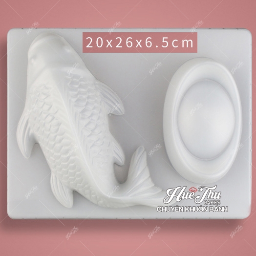 Khuôn Cá Chép / Cá Kol bằng nhựa (nhiều size) dùng đổ rau câu, nhấn xôi
