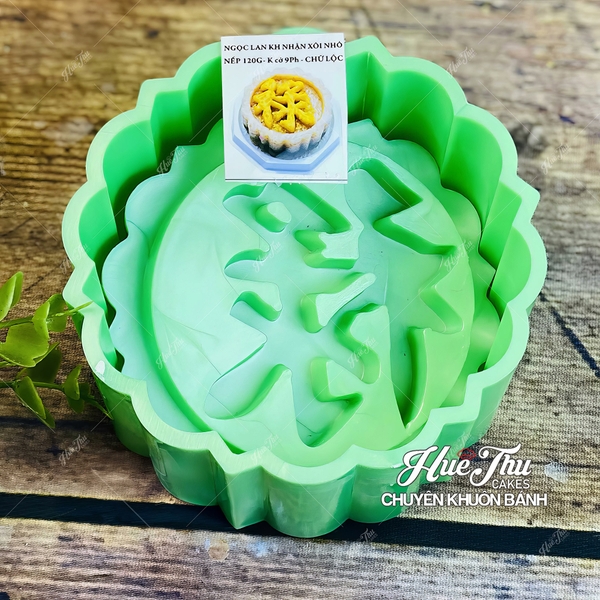 Khuôn xôi hình Tròn 9cm cao 5.5cm - khuôn ép xôi, khuôn nhấn xôi Ngọc Lan