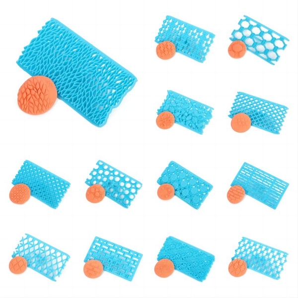 Khuôn Nhấn Đậu Xôi Hoa Tạo Vân Hoa Văn CT5 (set 4 cái - nhiều mẫu) trang trí xôi hoa đậu, bánh các loại