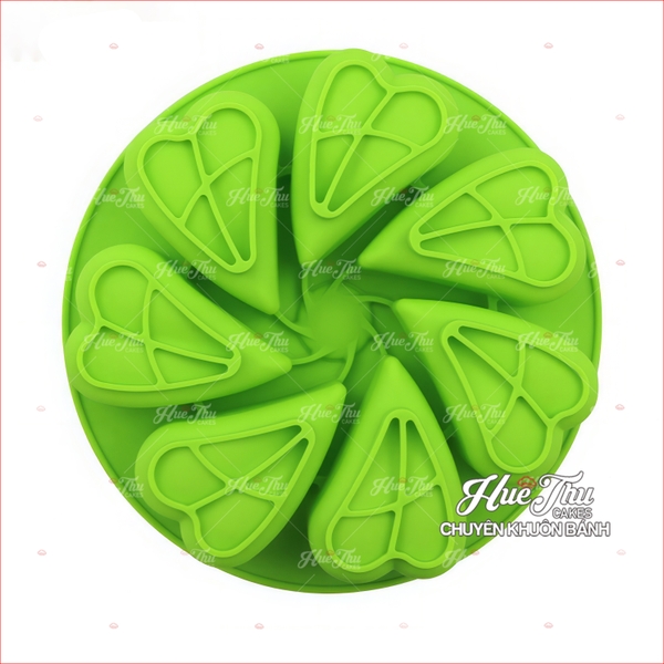 Khuôn silicon 7 Trái Tim Tình Yêu 19.8cm làm bánh rau câu 3D 4D nhấn xôi, fondant, socola, nến hanmade