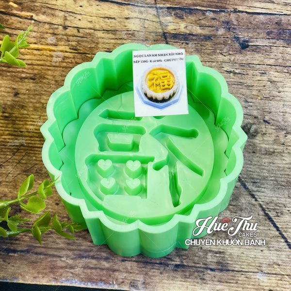 Khuôn xôi hình Tròn 9cm cao 5.5cm - khuôn ép xôi, khuôn nhấn xôi Ngọc Lan
