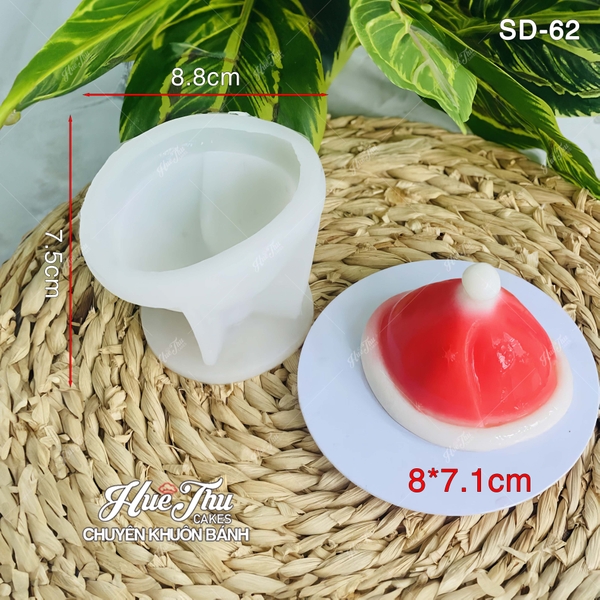 Khuôn silicon Cây Thông Noel (nhiều mẫu) A94 làm bánh rau câu 3D 4D nhấn xôi, fondant, socola, nến hanmade