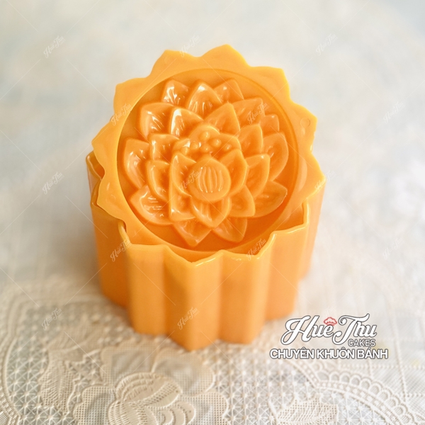 Khuôn xôi hình Cánh Sen 10cm Phúc Lộc Thọ Tài Sen - khuôn ép xôi, khuôn nhấn xôi Vĩnh Trường
