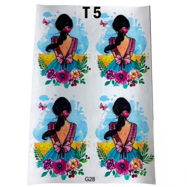 Tấm Decal Trong chủ đề Sinh Nhật, chữ dán tem dán lên bánh trang trí bánh rau câu tiện lợi (nhiều mẫu)