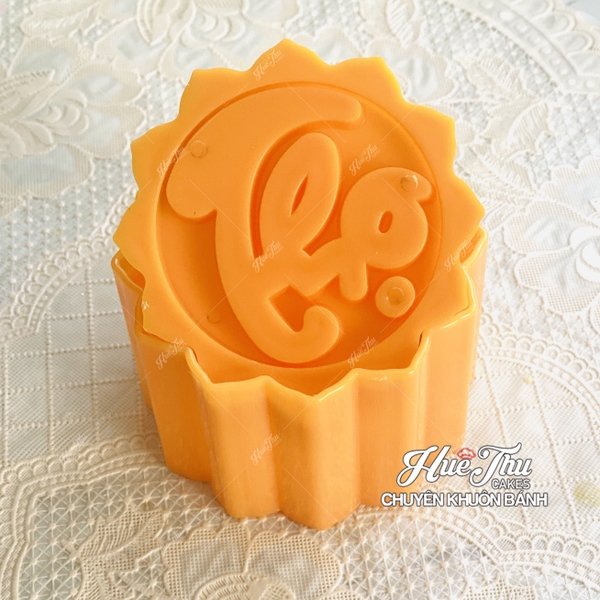 Khuôn xôi hình Cánh Sen 10cm Phúc Lộc Thọ Tài Sen - khuôn ép xôi, khuôn nhấn xôi Vĩnh Trường