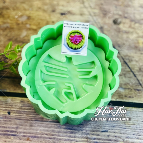 Khuôn xôi hình Tròn 9cm cao 5.5cm - khuôn ép xôi, khuôn nhấn xôi Ngọc Lan