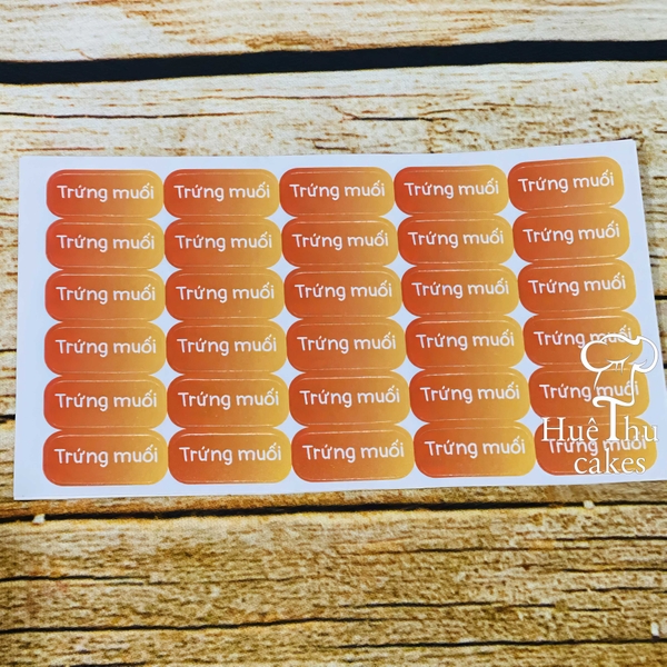 Tem dán nhân bánh Trung Thu đủ vị (12 tem / tờ)