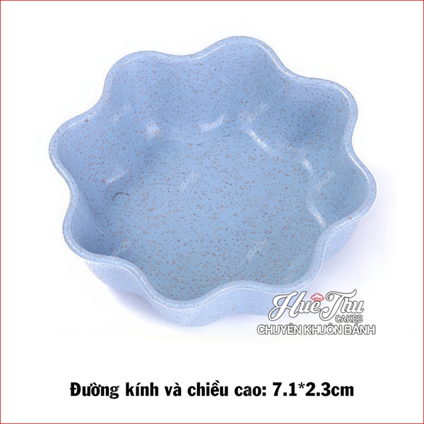 Đĩa Nhựa Melamine Hoa Mai 7.1cm (nhiều màu) đĩa đựng nến - trang trí đồ ăn, đựng nước chấm, bàn tiệc, mâm cúng