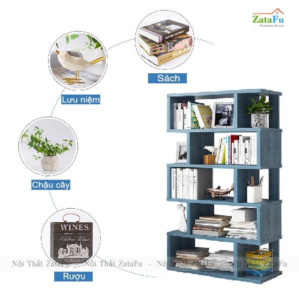 kệ trang trí phòng khách