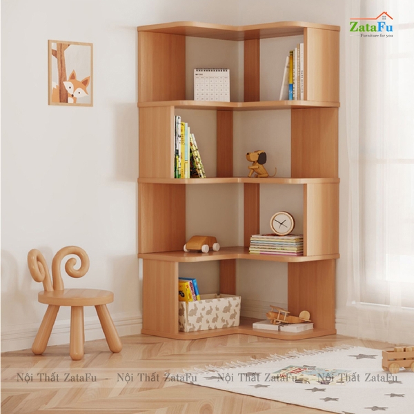 kệ sách gỗ cho bé