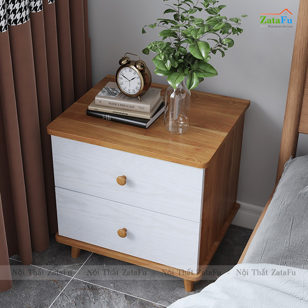 kệ đầu giường trắng