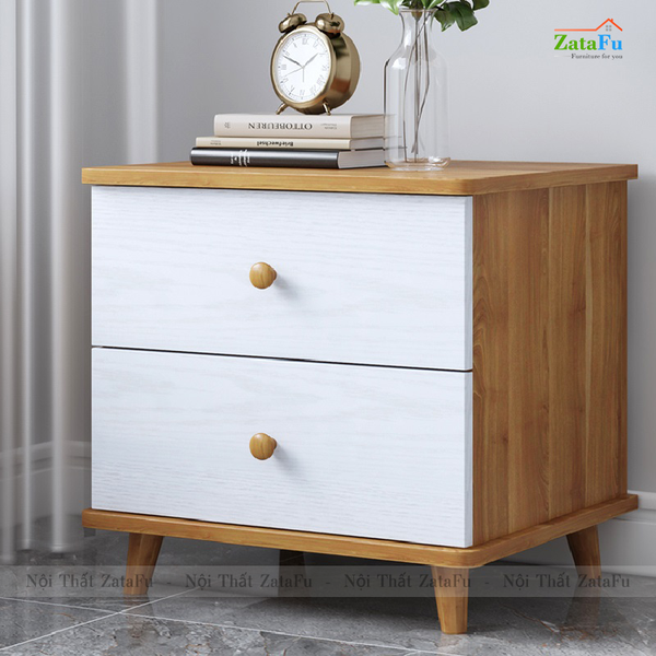 tab đầu giường gỗ