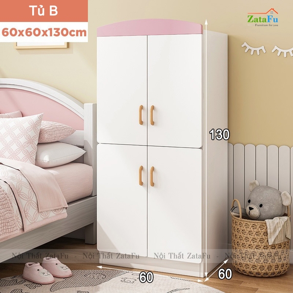 tủ quần áo trẻ em gỗ