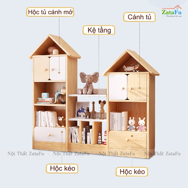 kệ đựng sách cho bé