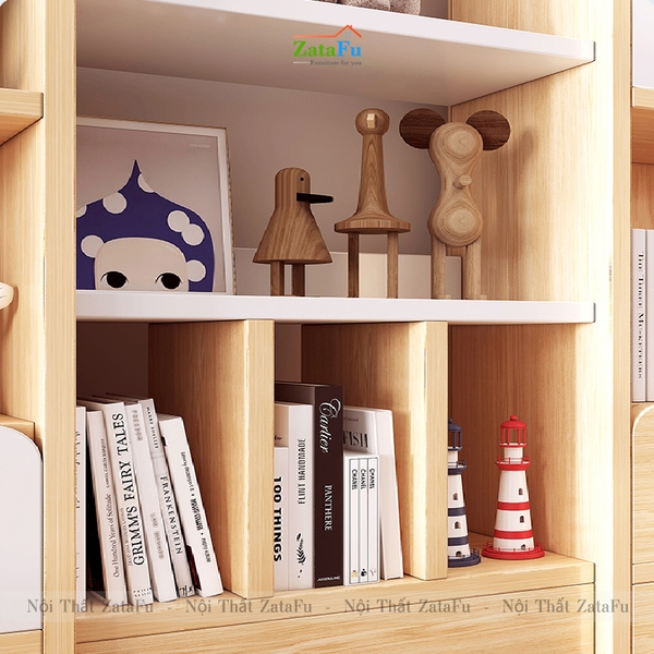 kệ sách gỗ cho bé