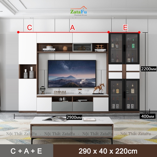 kệ tv treo tường