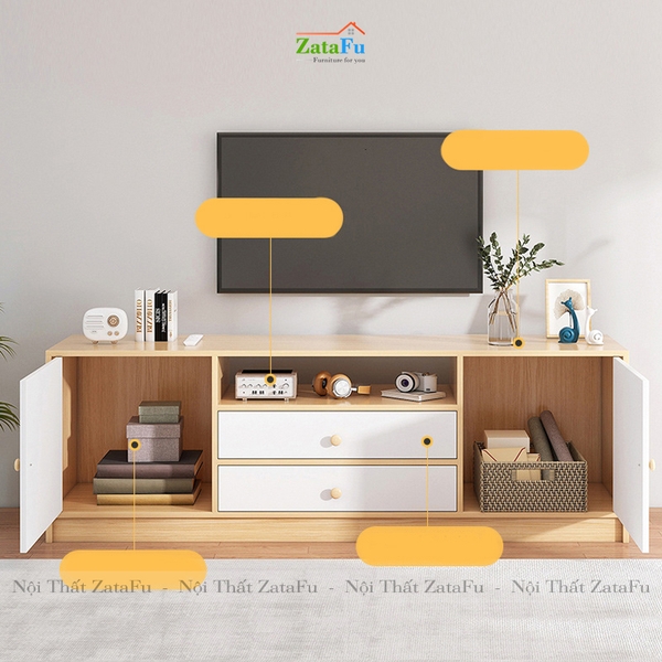 kệ tivi treo tường phòng khách