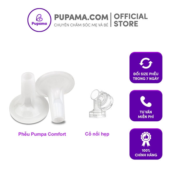 Bộ phụ kiện phễu hút sữa Pumpa dành cho máy Medela Pump