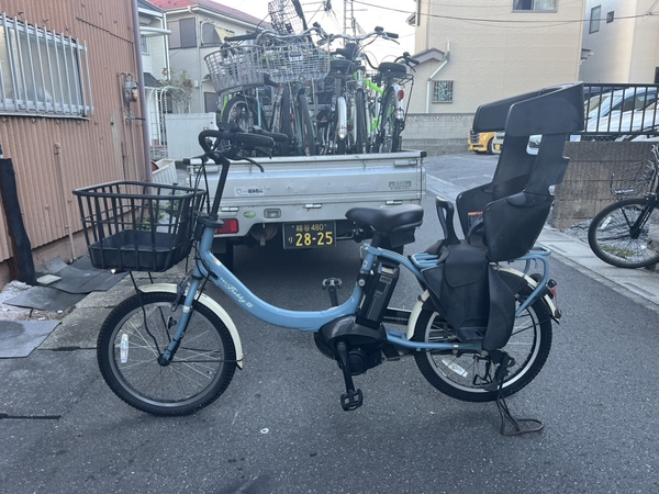 Xe đạp trợ lực mẹ và bé PVN1239 yamaha đời 1. Bánh 20