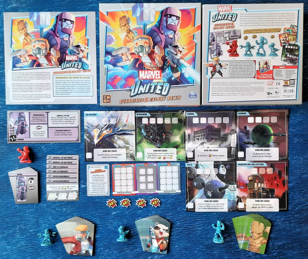 Marvel United Guardians Of The Galaxy Remix Erweiterung - Kooperatives Brettspiel