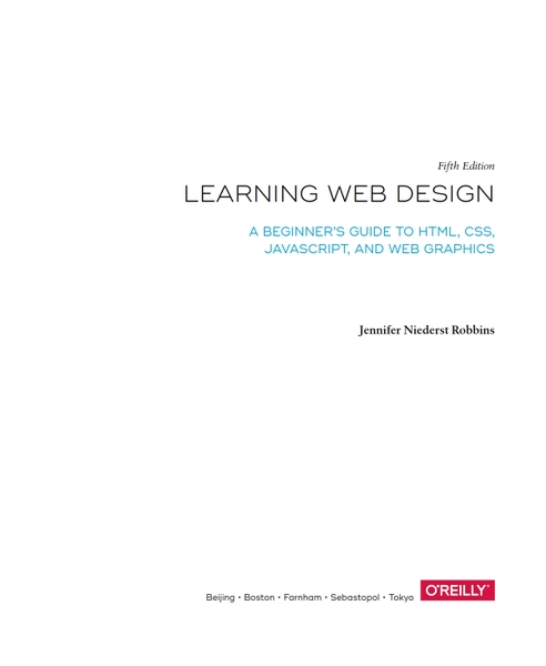 Learning Web Design 5th Edition