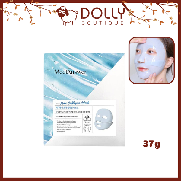 Mặt Nạ Thạch Se Khít Lỗ Chân Lông MediAnswer Pore Collagen Mask 37g