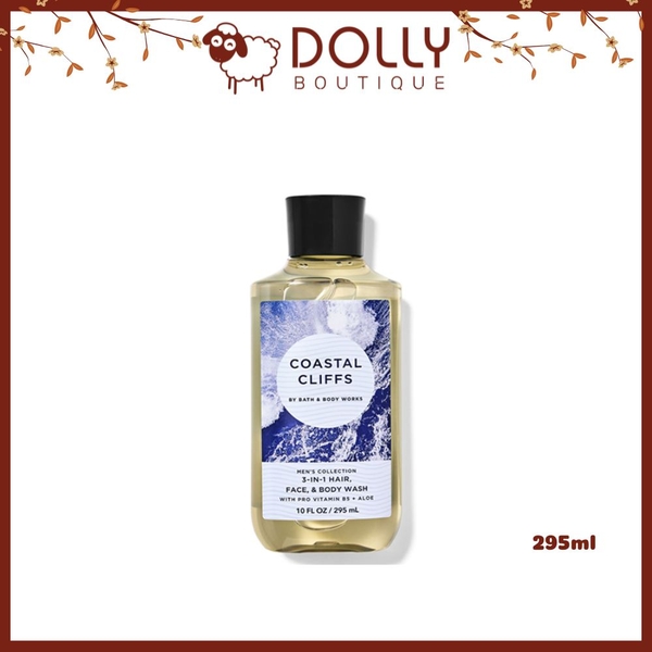 Sữa Tắm Gội Nam Bath & Body Works Coastal Cliffs 3 In 1 Hair Face Body Wash 295ml