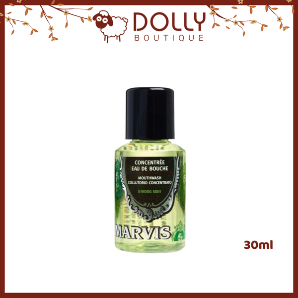 Nước Súc Miệng Marvis Strong Mint Mouthwash 30ml