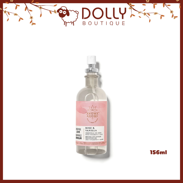 Xịt Thơm Gối BBW Rose Vanilla Essential Oil Mist 156ml