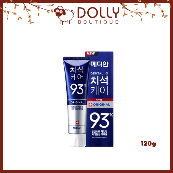 Kem Đánh Răng Median Dental IQ Original Màu Xanh Dương 120g