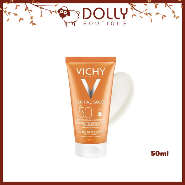 Kem Chống Nắng Vichy Ideal Soleil Mattifying Face Fluid Dry Touch SPF50+ 50ml