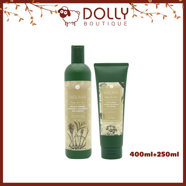 dầu gội xả gừng hà thủ ô Weilaiya Zingiber Officinale Juice Bright