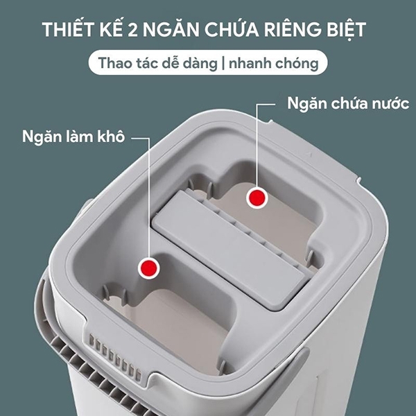 Cây Lau Nhà Tự Vắt Thông Minh MOPScratch Chổi Lau Nhà Tự Vắt Thông Minh Bộ Lau Nhà 360 Độ