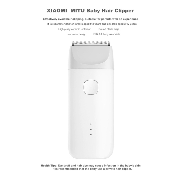 Tông đơ cắt tóc trẻ em Xiaomi Mitu DIEL0384 Baby Hair Trimmer chính hãng - Minh Tín Shop Tông đơ cắt tóc trẻ em Xiaomi Mitu DIEL0384 Baby Hair Trimmer chính hãng - Minh Tín Shop