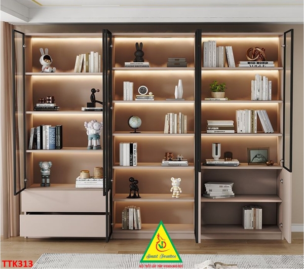 tu-trang-tri-phong-khach-bang-go-mdf-canh-kinh-ttk313-2-noi-that-lap-rap-viendon