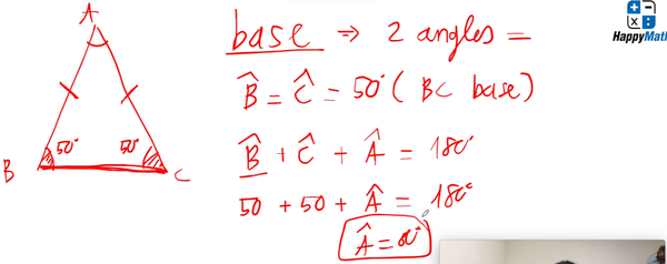 isosceles triangle