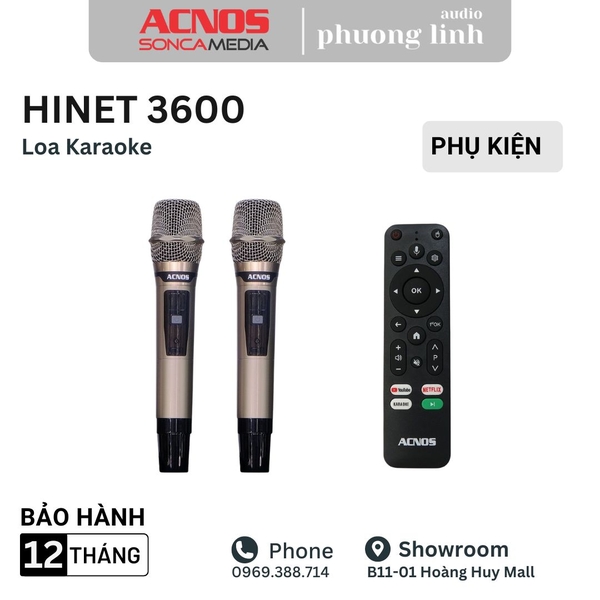 Loa Karaoke Acnos Hinet 3600