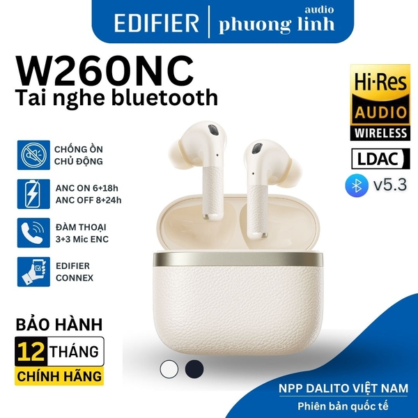 Tai nghe Bluetooth True Wireless Edifier W260NC