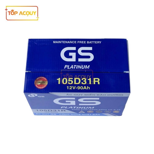 ẮC QUY GS MF 105D31R 12V - 90AH