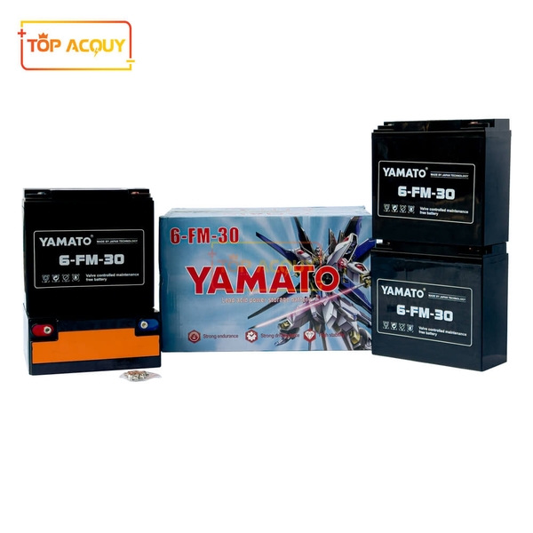 ẮC QUY YAMATO 6-FM-30 12V-30AH