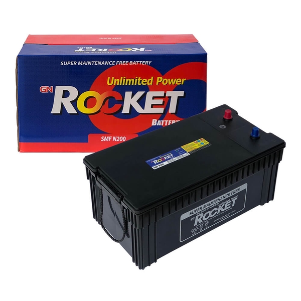 ẮC QUY ROCKET SMF N200 12V - 200AH (MÁY PHÁT ĐIỆN)