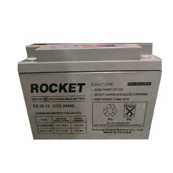 ẮC QUY ROCKET ES26-12 12V-26AH