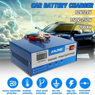 SẠC TỰ ĐỘNG ANJING AJ-618E 12/24V 6AH-200AH