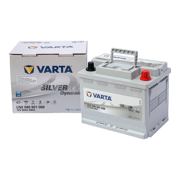 ẮC QUY VARTA AGM LN2 506901568 12V 60AH (DIN60) (ECO/START-STOP)