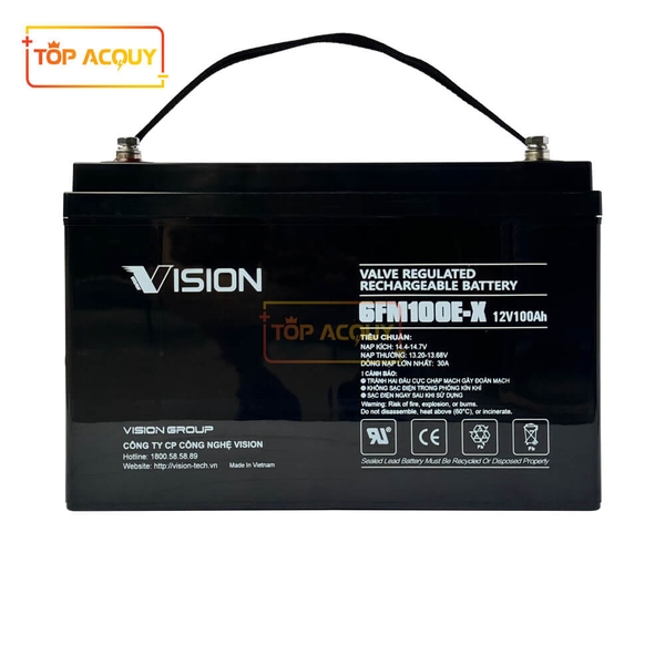 ẮC QUY VISION 6FM100E-X 12V-100AH