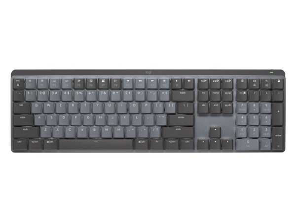 Bàn phím không dây Logitech MX Mechanical, màu than chì