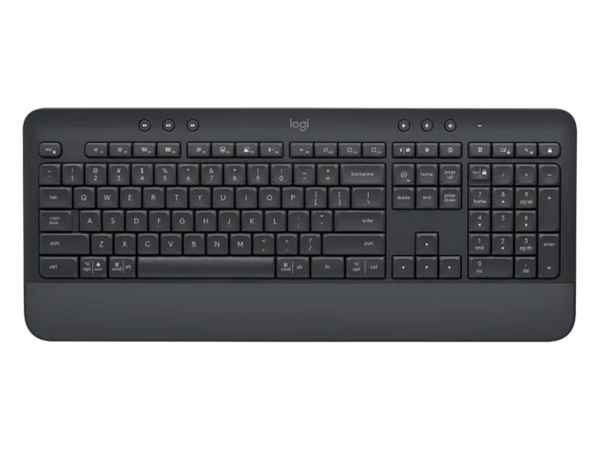 Bàn phím không dây Logitech K650 Signature Bluetooth Wireless màu đen (Graphite)