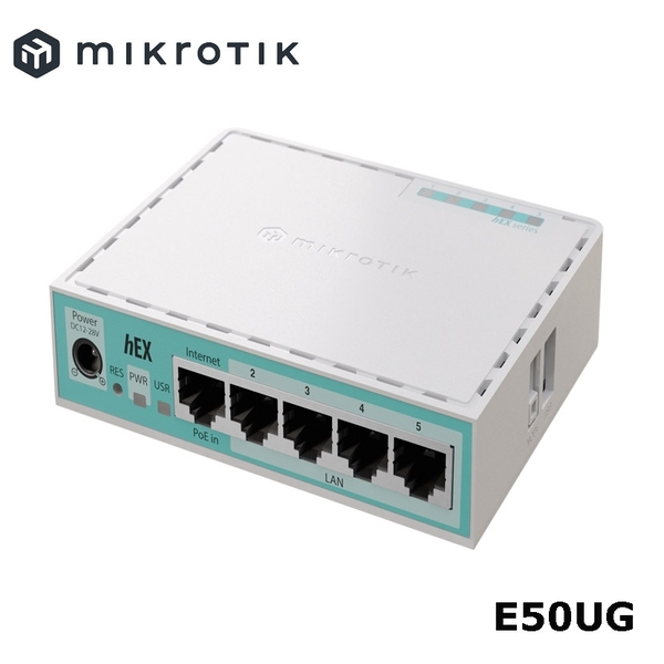 Router Cân Bằng Tải MikroTik hEX refresh E50UG 5 Ports 1G