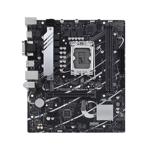 Mainboard Asus Prime B760M-K DDR4 (Intel B760/ Socket 1700/ M-ATX/ 2 khe ram/ DDR4/ 2.5 Gigabit LAN)