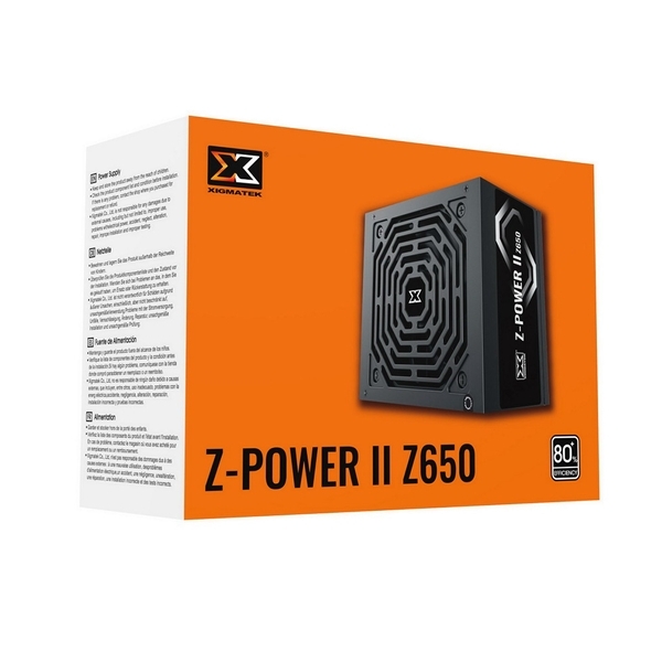 Nguồn Xigmatek Z-POWER II 650 EN41495 - 500w ( Fan 12cm, Màu Đen)